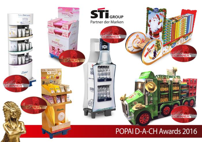 STI Group excels at POPAI D-A-CH Awards